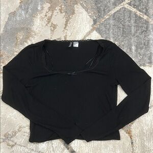 🖤black lace long sleeve